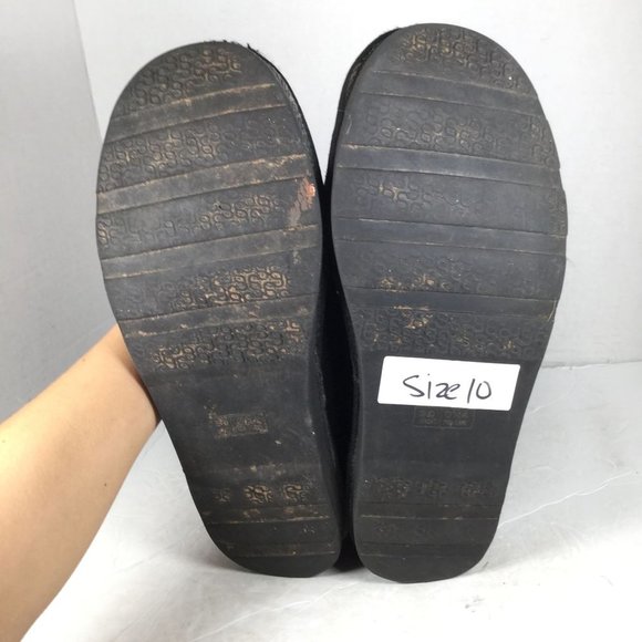 Sonoma Women's Leather Quilted Tall Boots Buckle Detail Black Size 10 - Picture 7 of 10